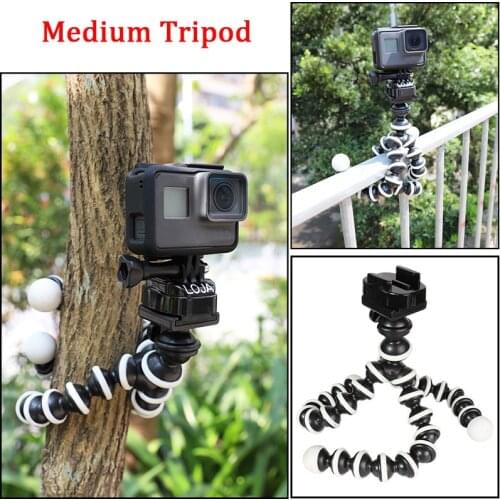 Flexible Octopus tripod for Gopro hero 7/6/5/4/3+ Xiaomi YI 4k SJCAM SJ4000 EKEN H9 SONY Action Sport Digital Camera Accessories