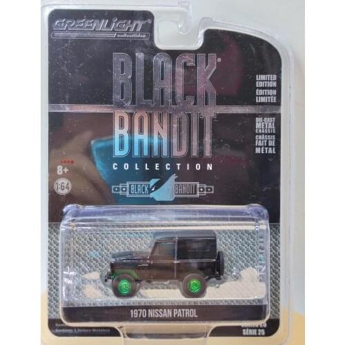 1/64 GreenLight 1970 Nissan Patrol GREEN VERTION Collection of die-cast alloy car models