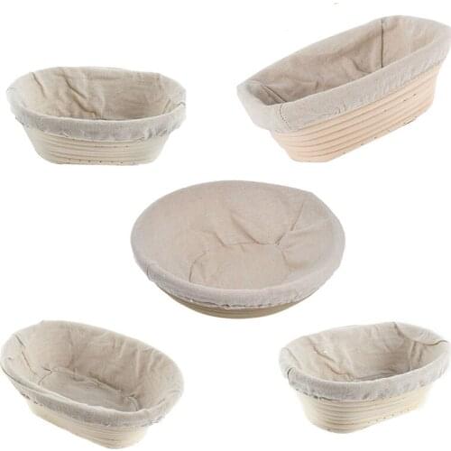 Various Ways of Fermentation Wicker Basket Country Baguette Bread Mass Proof Tasting Baskets Banneton Brotform