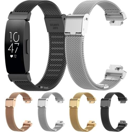 Essidi Milanese Bracelet Strap For Fitbit inspire inspire HR Stainless Steel Wrist band Loop Belt With Buckle For Fitbit inspire