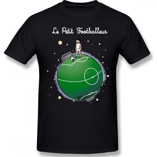 Men Captain Tsubasa Oozora Taro Misaki Football Anime T-Shirts Funny Tops Le Petit Fottballeur Pure Cotton Tees Harajuku TShirt