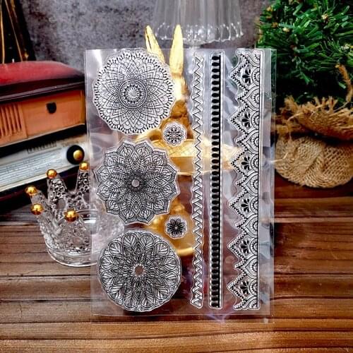 Panalisacraft - Vintage transparent stamp Set, silicone clear stamps for DIY Scrapbooking/Card Making/Kids Crafts/Fun decoration