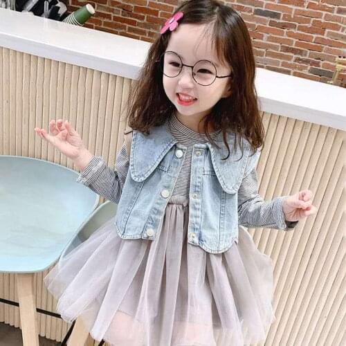 Childrens 2021 new girls' suits Western style Korean childrens clothing spring and autumn two-piece small fragrance P4380