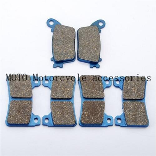 3 Pairs Motorcycle Brake Pads For HONDA CBR1000 CBR600 CBR 600 1000 RR 2006 2007 2008 2009 2010 Motorbike Front Rear Brake Pads