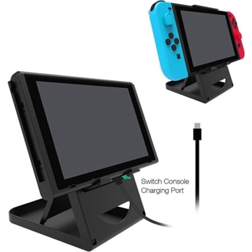 For Nintendo Switch Bracket Play Stand Adjustable Foldable ABS Compact Stand Holder For Nintend Switch Console Controller