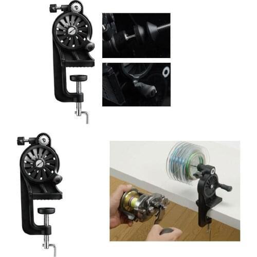 Portable Fishing Line Winder Spooler Machine Multi-Function Fast Spin Reel Tools QW