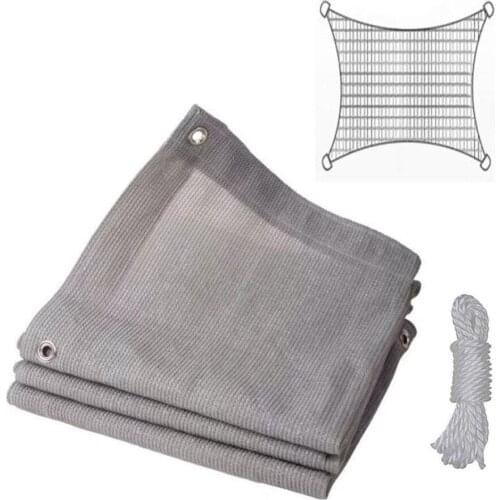 Shade Cover Sun Block Garden Netting Mesh Balcony Gray Plant Sunshade 95% Outdoor HDPE Sunscreen