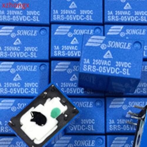 SRS-03V 05V 06V 09V 12V 24VDC-SL Relay 4100 6 pin 3A 250V