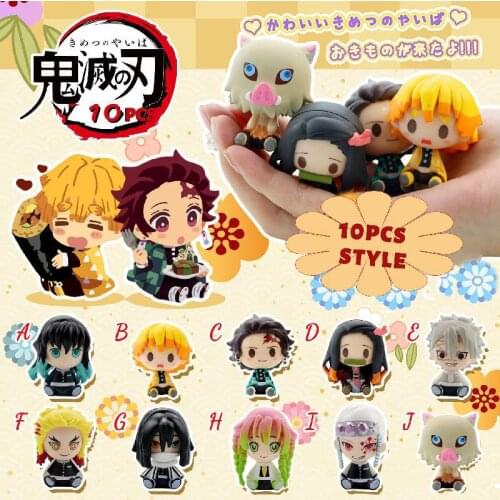 Devil killer Qcartoon statue devil blade kimetsu no YAIBA action character model collection Japanese animation peripheral manual