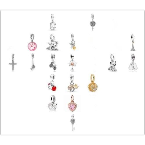 925 Sterling Silver Bike Bicycle Charm Beads Pendant Fit Original Women Pan Bracelet & Necklace Diy Jewelry