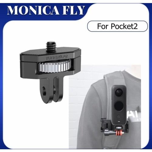 1/4 Metal Adapter 360 Rotation Adjustable Aluminium Alloy Adapters for dji Pocket 2 / Insta360 One X2 / SLR Camera Accessories