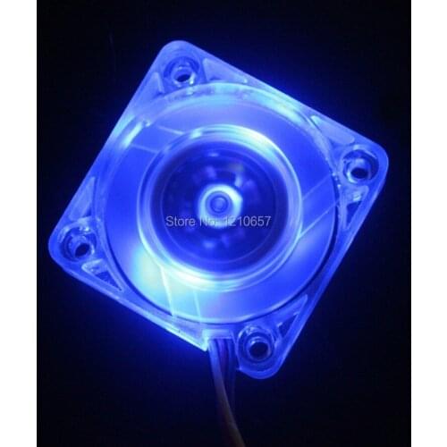 50PCS Lot Gdstime 3Pin Cooling CPU Heatsink Fan LED Blue Light for Computer PC Case 40 x 10mm