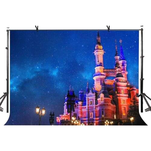 7x5ft Backdrop Beautiful Blue Starry Sky Photography Background and Studio Photography Backdrop Props