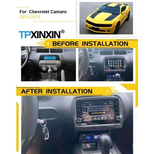 6+128G Carplay Car Radio Stereo Receiver Android 10 For Chevrolet Camaro 2010 2011 2012 2013 2014 2015 GPS Navi Player Head Unit