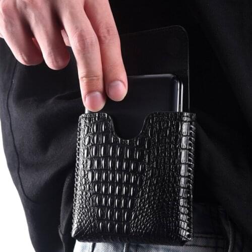 For galaxy z flip case For Moto Razr Case Genuine Leather Case Pouch Protective Pouch for motorola razr 5g case Pouch Bag