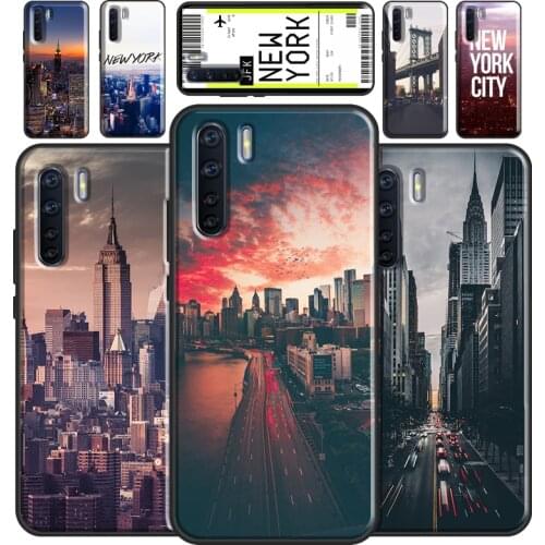 New York City Case For OPPO Reno2 Z Find X3 Pro A3S A5S A15 A52 A72 A83 A91 A93 A5 A9 A31 A53 2020 Cover