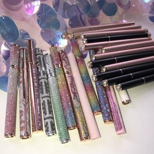 Black Liquid Eyeliner Pen Self-Adhesive Eyeliner Pencil Long Lasting for Eyelash Cosmetics makeup waterproof eye eyeliner pen