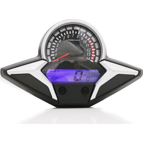Motorcycle LCD Digital Speedometer Odometer Tachometer Gauge KMH For Honda CBR250R CBR 250