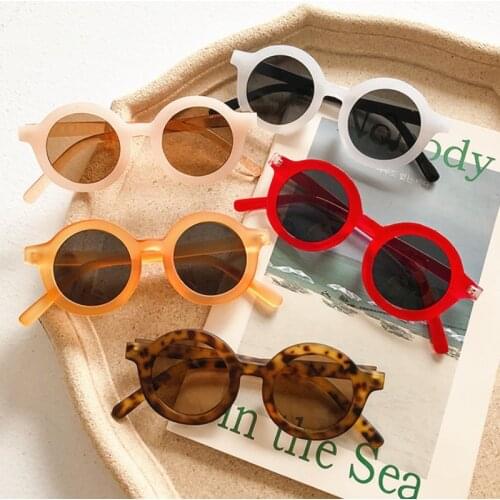 Outdoor Kids Cute Boy Girl Summer Beach Holiday Eyewear Brand Baby Sunglasses Popular Toddler Children UV400 Frame Goggles