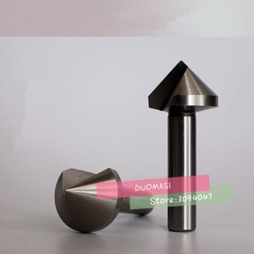 1PCS 6.3~50mm 90 Degree 1 Flute HSS Chamfer Cutter Chamfering Drilling Mill Drill Set Milling Cutter (6.3/10.4/16.5/25/30/35mm)