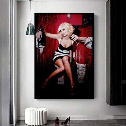 Sexy Women Men Sitting On The Toilet Picture Painting For Bathroom Living Room Home Decor Aesthetic Wall Art Canvas Poster