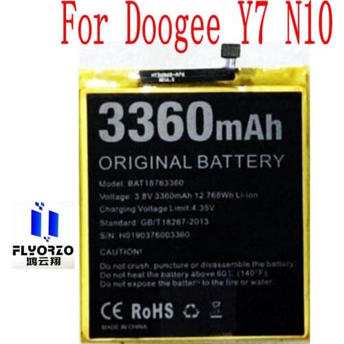 New High Quality 3360mAh BAT18763360 Battery For Doogee Y7 N10 Mobile Phone