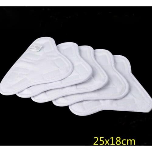 5/10Pcs Triangular Coral Mop Cloth Cleaning Pads Rag for H20 X5 Steam Cleaner Mops Rag Household Cleaning Parts Accessories