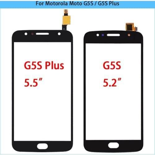 10Pcs Touchscreen For Motorola Moto G5S XT1791 XT1792 Touch Screen Panel Sensor Digitizer Front Glass G5S Plus XT1802 Replace