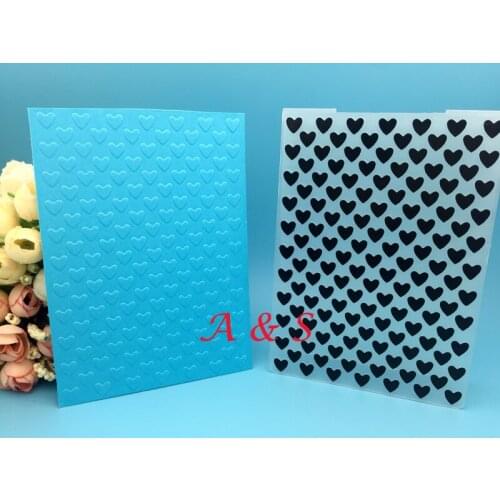 Heart Board Line Paper Card Plastic Embossing Folder For DIY Scrapbook Card Envelop Album Frame Decoration Template