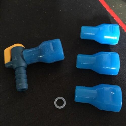 3pcs Food Grade Silicone Replacement Tube Bite Valve Hydration Pack Hose + 1 Piece Replacement Piping Nozzle