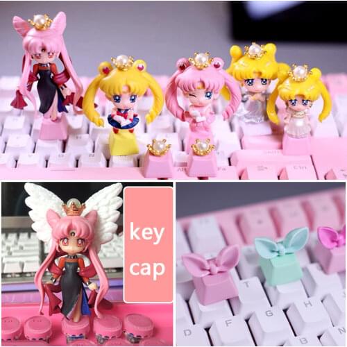 1pc Keycap mechanical keyboard three-dimensional cute Personalized Keycaps cartoon gift R4 customization Key Cap