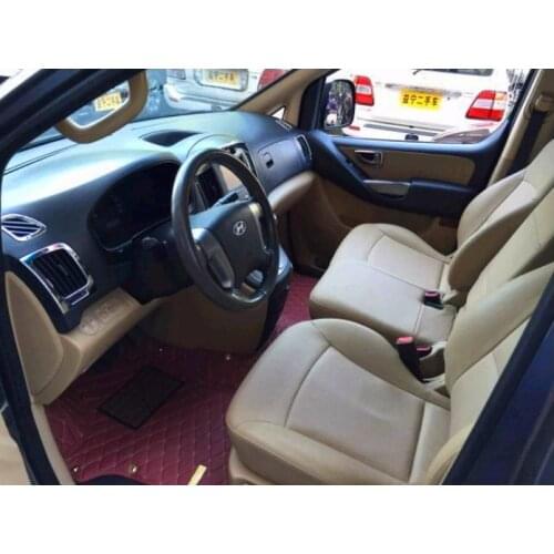 High quality! Custom car floor mats for Hyundai Grand Starex 12 seats 2019-2010 waterproof car carpets for Grand Starex 2015