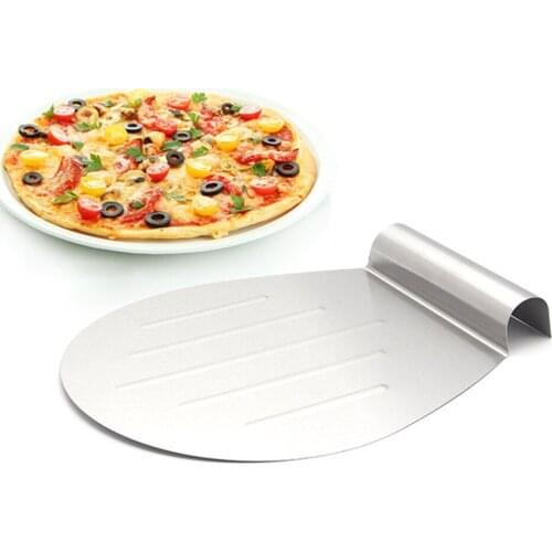 1PCS Baking Tools Stainless Steel Transfer Cake Tray Moving Plate Bread Pizza Blade Shovel Bakeware Pastry Scraper Baking Tool