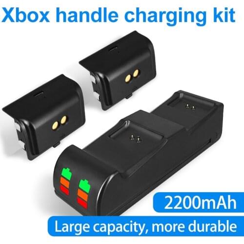 PALO 2200mAh Rechargeable Battery Pack with Gamepad Charger For X Box Xbox One S X Controller