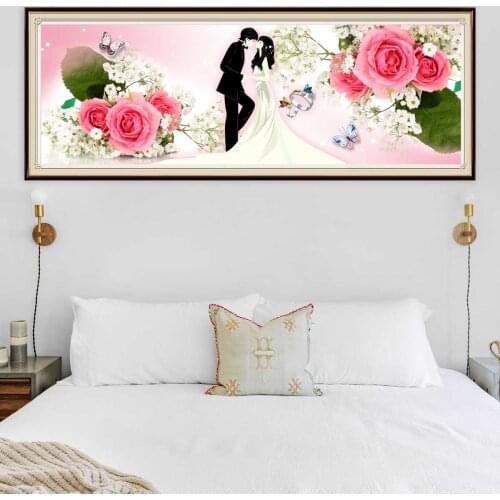 5D DIY Diamond Painting Girl and Boy Love Diamond Embroidery Flower Scenery Cross Stitch Rhinestone Mosaic Art Home Decoration