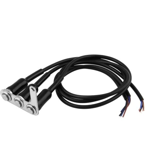 Artudatech New Triple ON-OFF Push Button 12V Waterproof LED Motorcycle Handlebar Switch Universal Motor Bike Accessories Parts