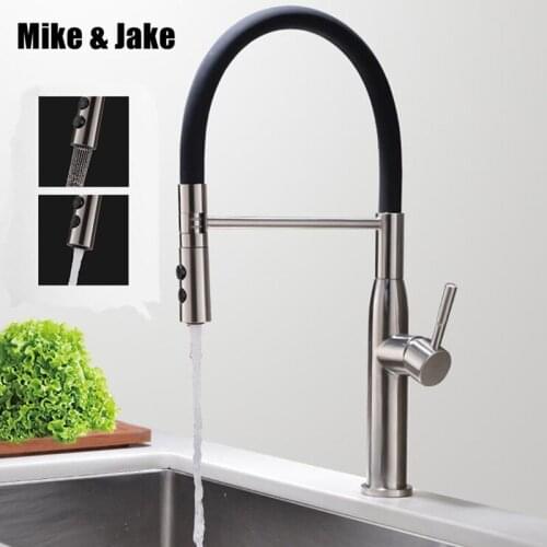 Free pb Stainless steel 304 Pull down black kitchen mixer healthy kitchen faucet lead free sink tap kitchen mixer tap 304 tap