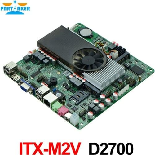 D2700 2.13Ghz GT520 2G discrete graphics all in one POS mini itx slim motherboard M2V NM10 Express DDR3 1080P 8USB2.0 2COM