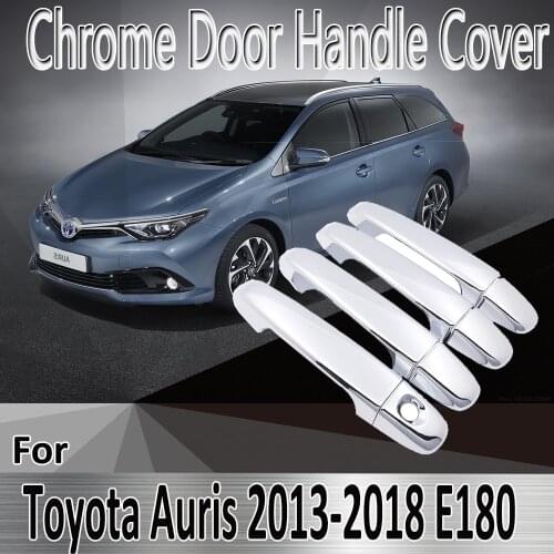 For Toyota Auris E180 Hatchback (AU) Scion iM 2013~2018 Styling Stickers Decoration Chrome Door Handle Cover Car Accessories