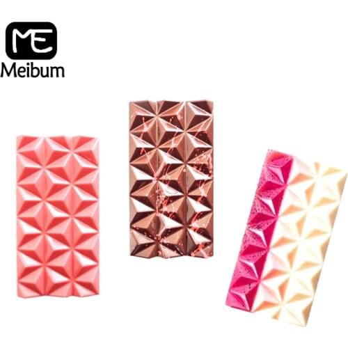 Meibum Polycarbonate Chocolate Molds Love Diamond Confectionery Dessert Form Party Gift Candy Moulds Baking Tray Pastry Tools