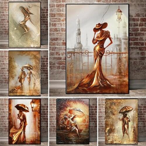 Wonderful Love Romantic Couple Home Art Interesting Canvas Painting on Wall Art Picture Living Room Decoration Cuadros