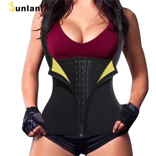 Junlan Slimming Body Corset Neoprene Women Bodysuit Modeling Waist Trainer Thin Belt Strap Tummy Control Shapers Corrective Vest