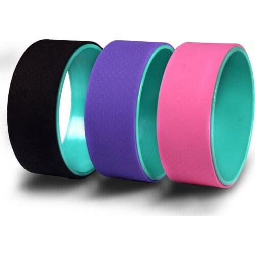 TPE Yoga Wheel-Strongest & Most Comfortable, Perfect Accessory for Stretching and Improving Backbends, 13 x 5.5 Inch