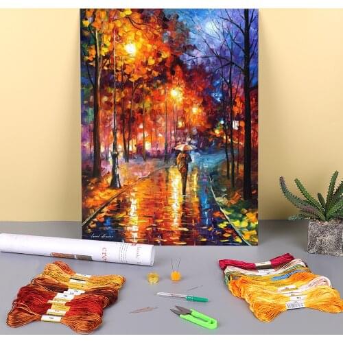 Christmas Emotions Pre-Printed 11CT Cross-Stitch Complete Kit Embroidery DMC Threads Handmade Sewing Handiwork Hobby Adults