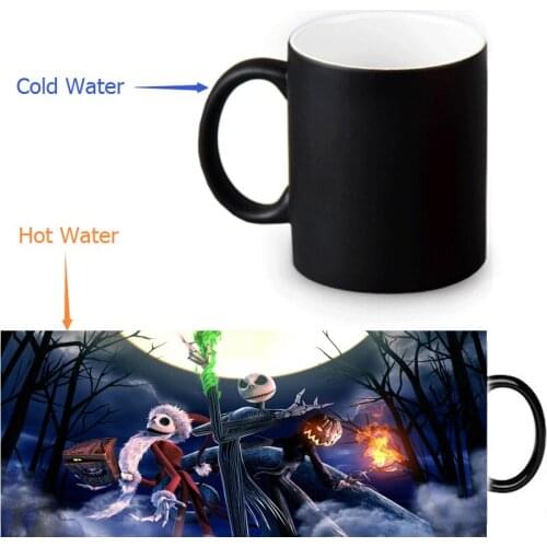 The night before christmas Heat Reveal Mug color change coffee Mug 12 OZ/350ml sensitive mugs