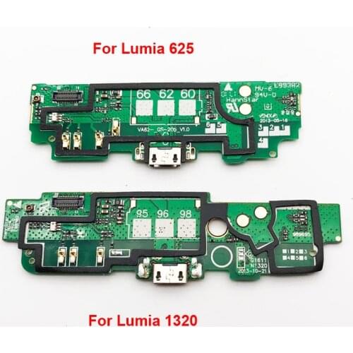 New For Nokia Lumia 625 1320 Micro USB Charging Dock Port Charger Connector Plug PCB Board Flex Ribbon Cable