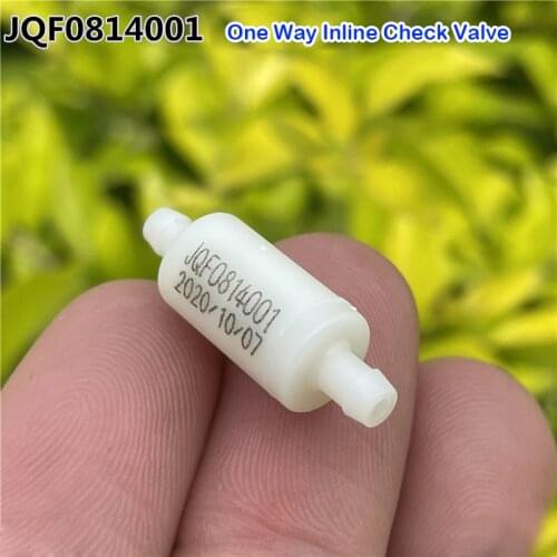 Micro Plastic Check Valve 8mm Pressure Type JQF0814 Small Globe Valve One-Way Non-Return Check Valves for Fuel Gas Liquid