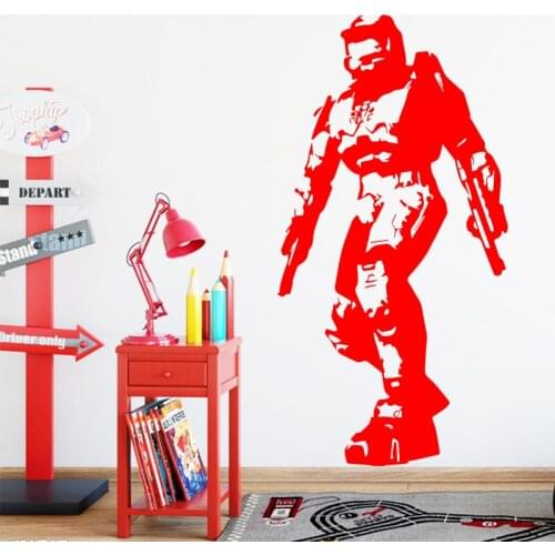 Luxuriant Warrior Vinyl Kitchen Wall Stickers Wallpaper For Kids Rooms Diy Home Decoration Removable Decor Wall Decals