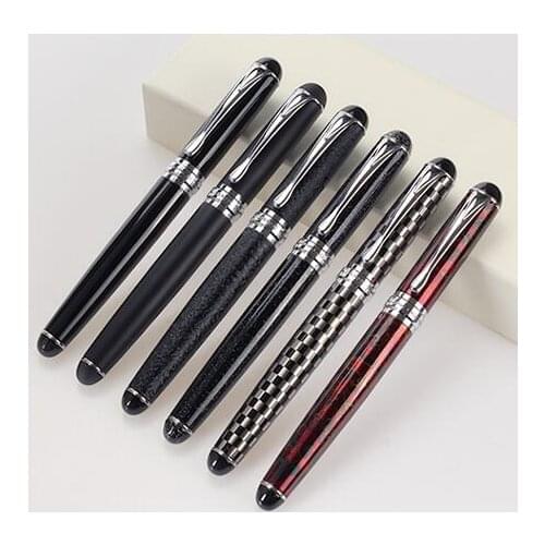 Jinhao X750 Lacquered 15 Colours With Silver Trim Calligraphy Nib Fountain Pen and Pencil Box luxury writing gift pens