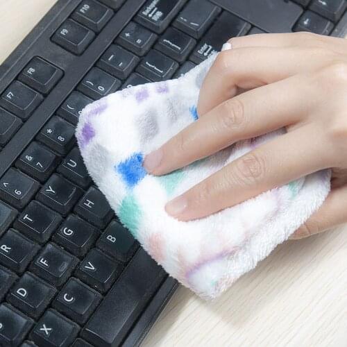 10pcs Kitchen Washing Dishes Cloths Car Interior Care Polishing Glass Cleaning Towel Absorbable Cloth Microfiber Drying Towel